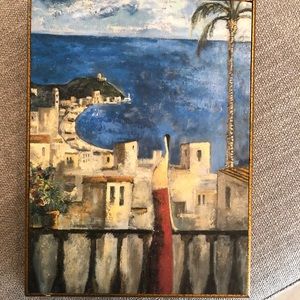 Lady in Red • Mediterranean Wall Art